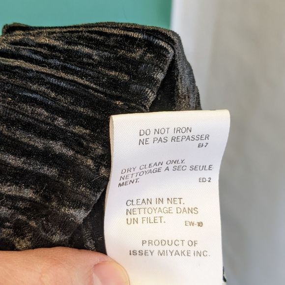 ISSEY Miyake black dress size L in EUC - Picture 8 of 9